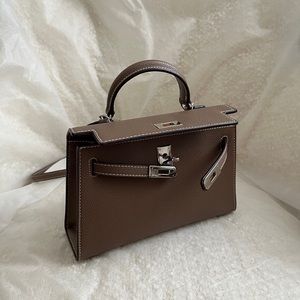 Mini Kelly Style bag crossbody shoulder
